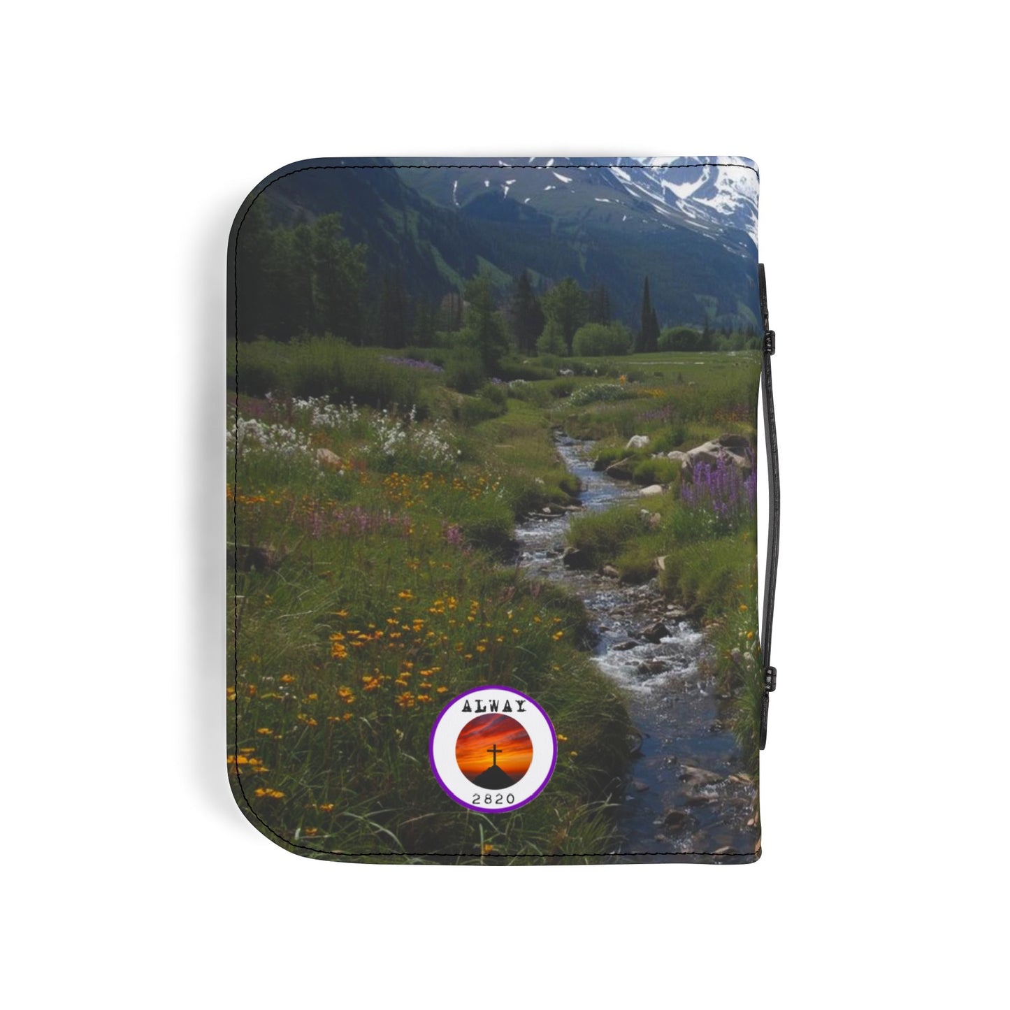 Bible Cover Case: 'Psalms 121:1-2" Mountain Valley Design