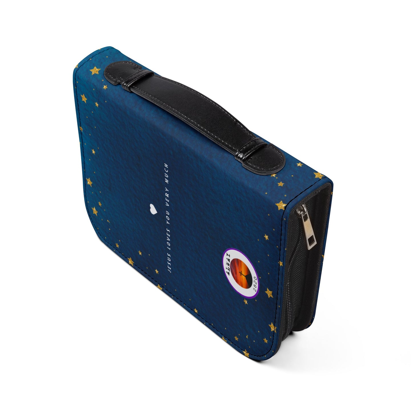 Bible Cover — "Jesus Loves the Little Children" Zippered Bible Case