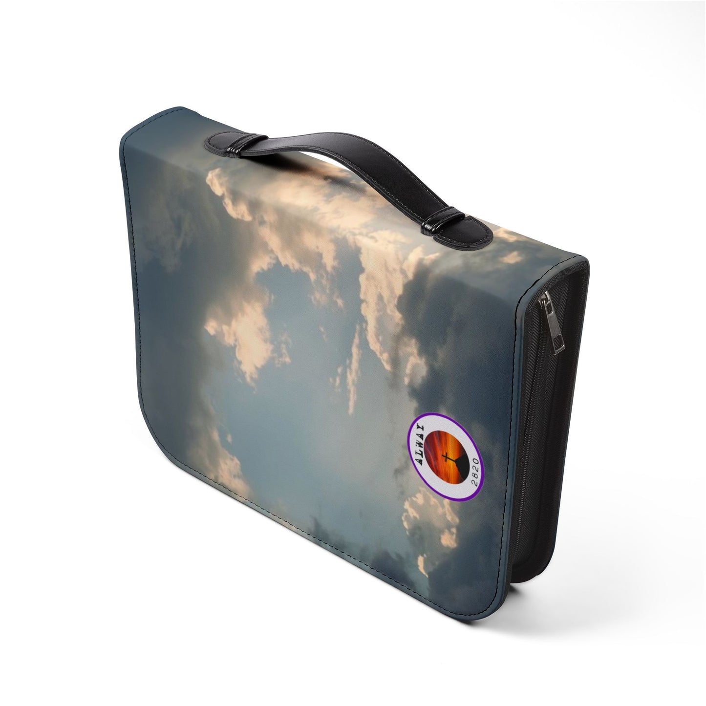 Bible Cover Case: 'Matthew 6:33' Cloud Design