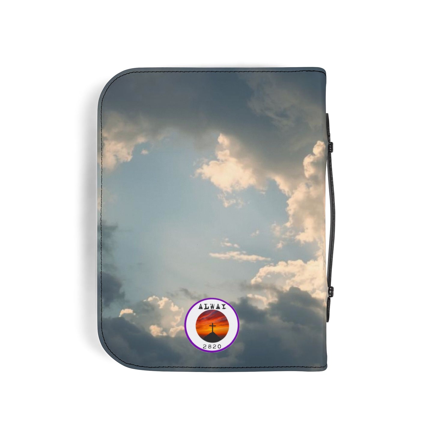 Bible Cover Case: 'Matthew 6:33' Cloud Design