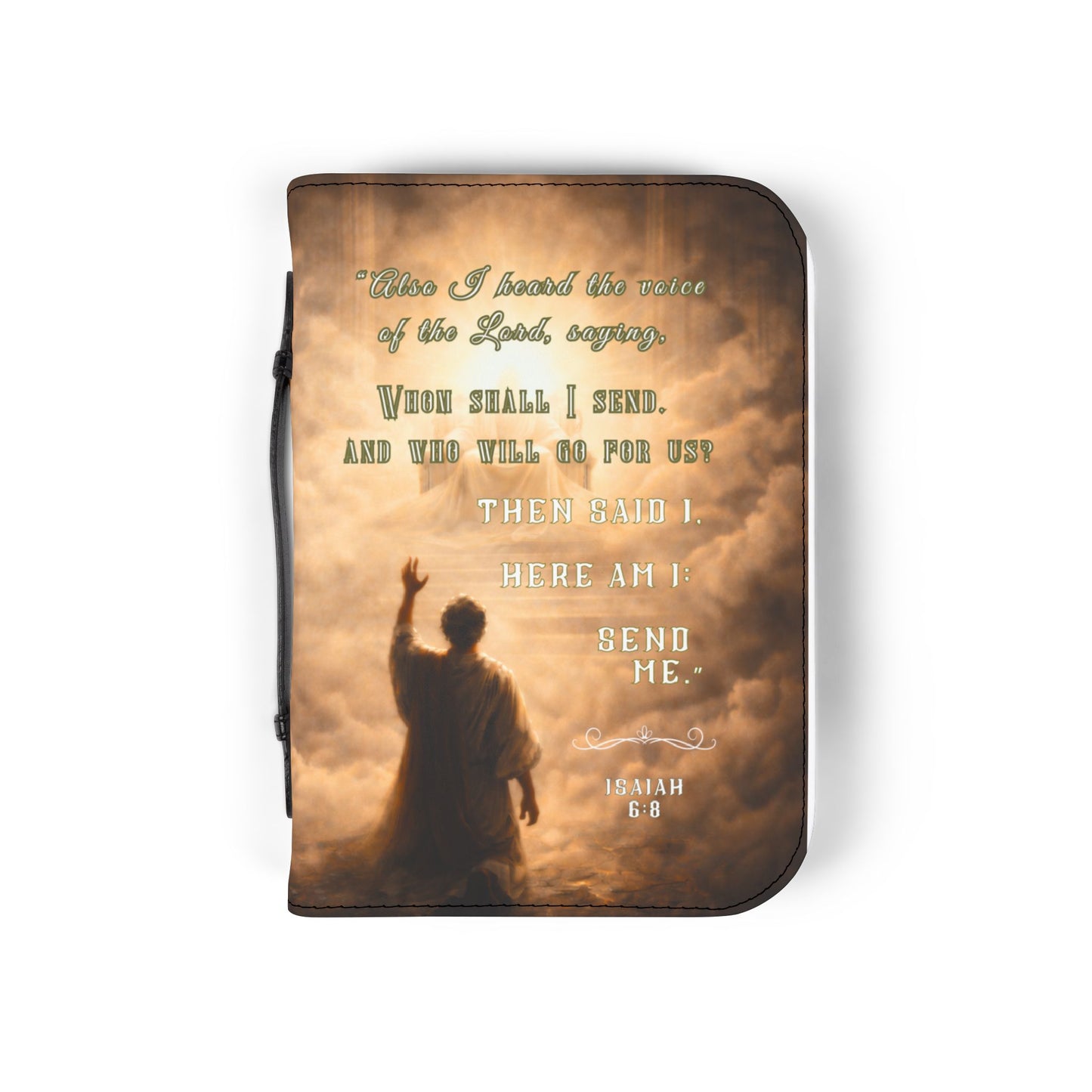 Bible Cover Case: 'Isaiah 6:8' Send Me Design
