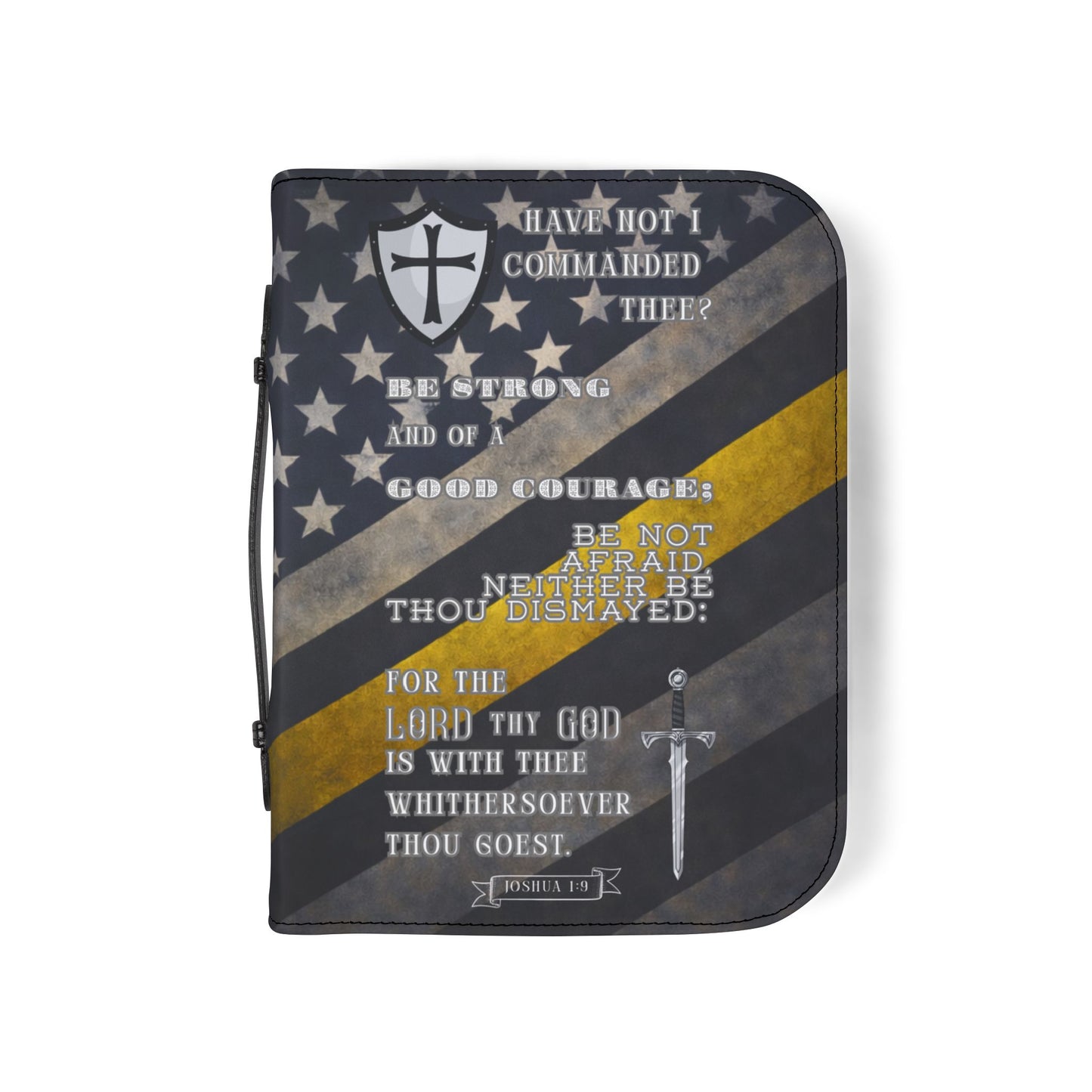 Bible Cover Case: 'Joshua 1:9' Dispatcher Design