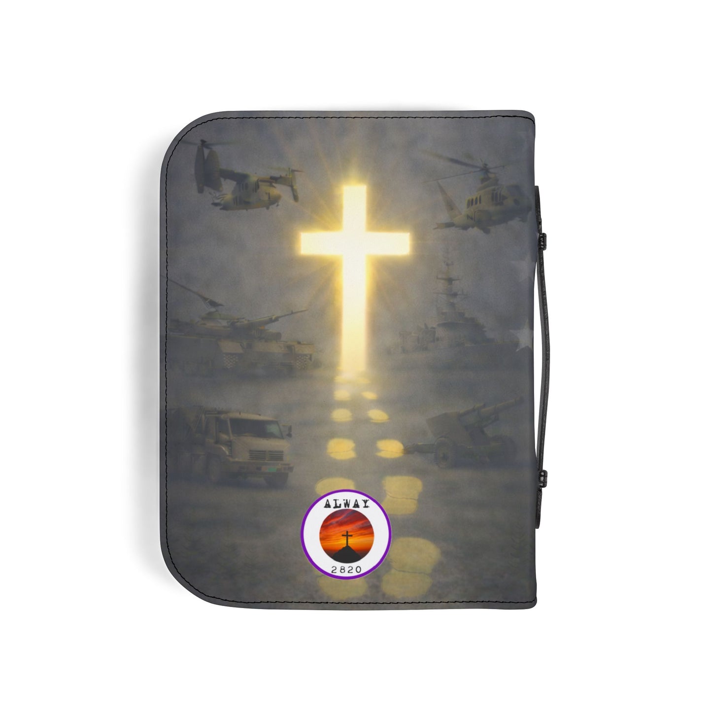 Bible Cover Case: 'Joshus 1:9' Military Design