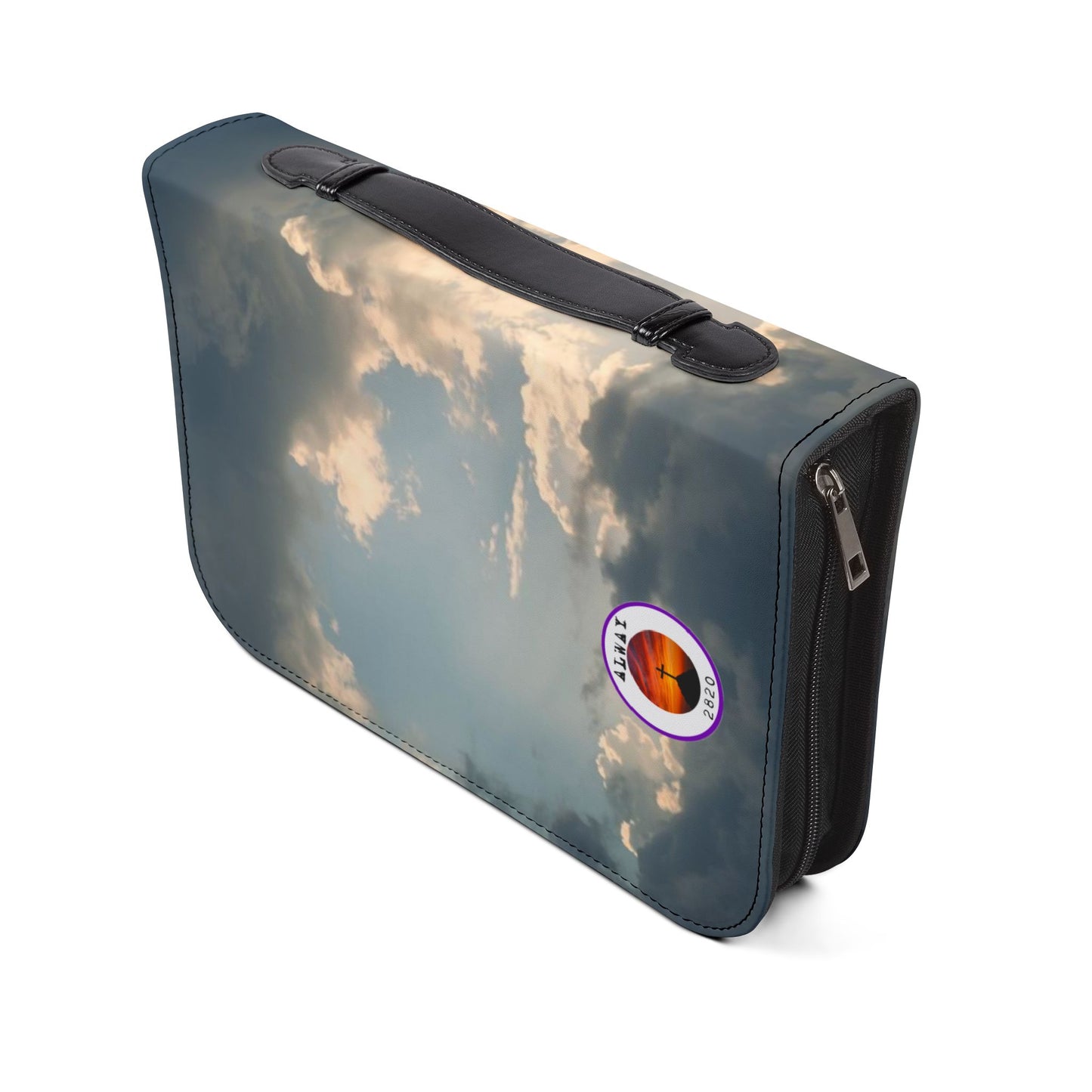 Bible Cover Case: 'Matthew 6:33' Cloud Design