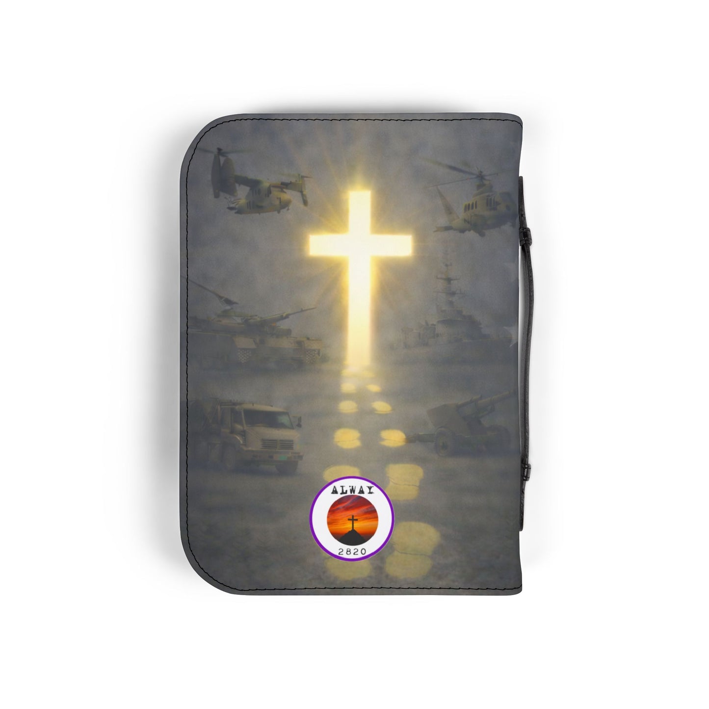 Bible Cover Case: 'Joshus 1:9' Military Design