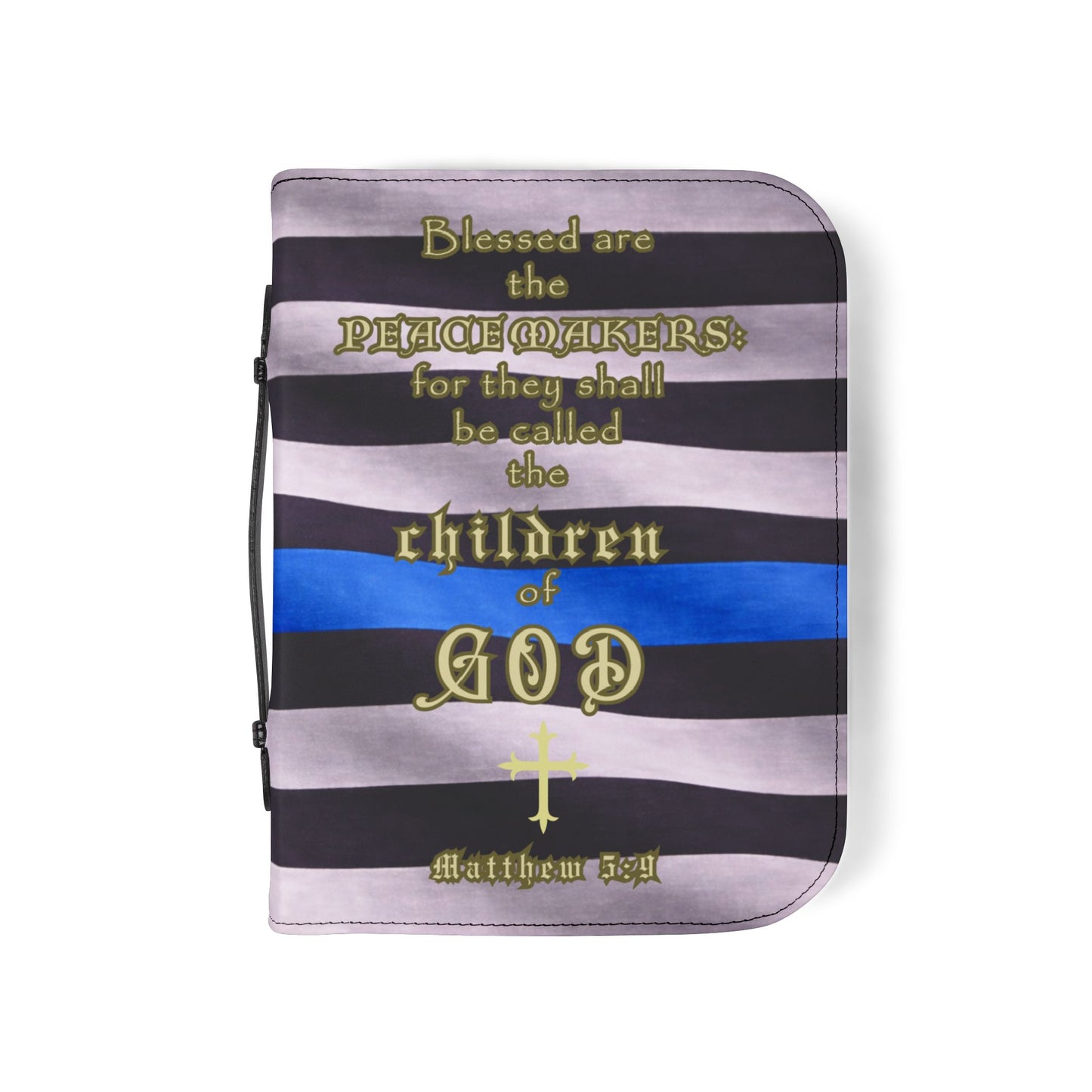 Bible Cover Case: 'Matthew 5:9' LEO Design