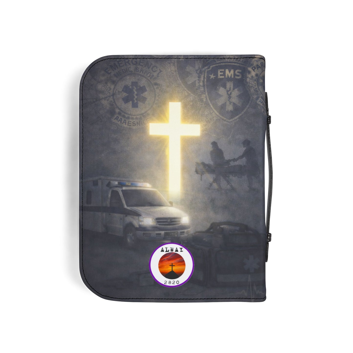 Bible Cover Case: 'Joshua 1:9' EMS Design