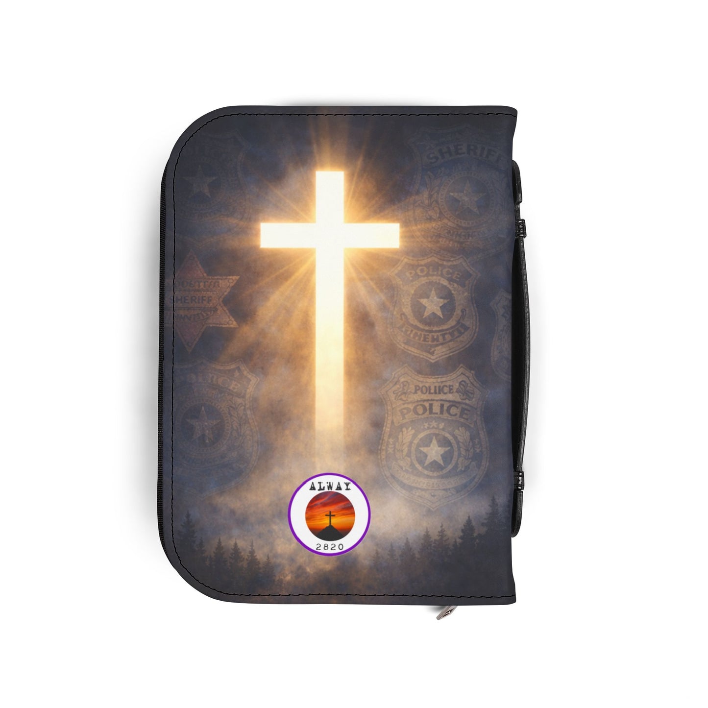 Bible Cover Case; 'Joshua 1:9' LEO Design