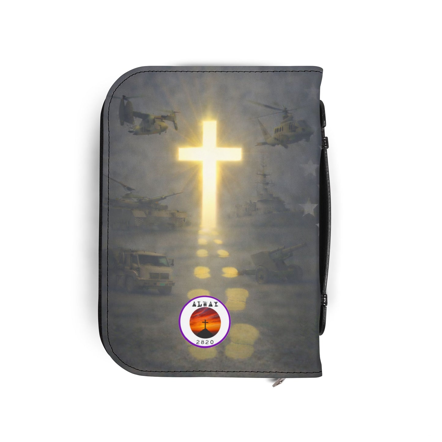Bible Cover Case: 'Joshus 1:9' Military Design