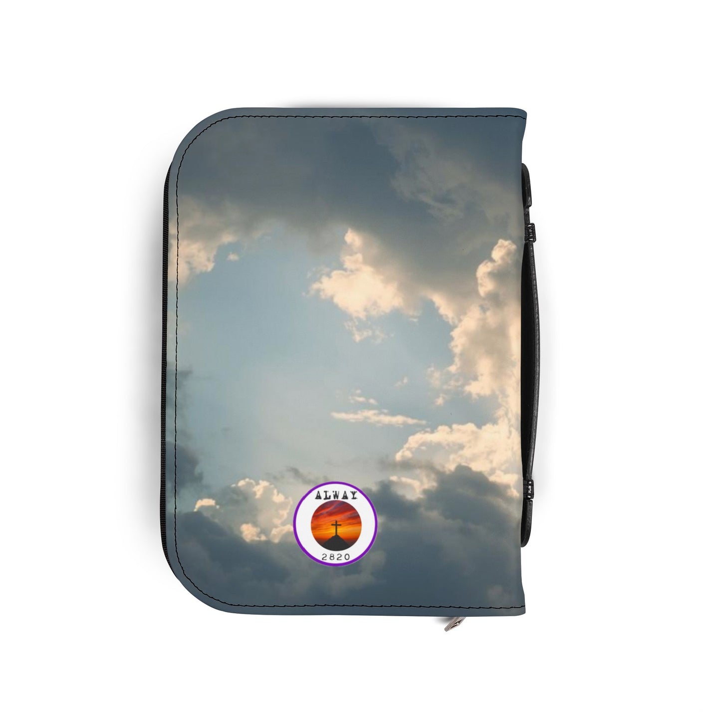 Bible Cover Case: 'Matthew 6:33' Cloud Design