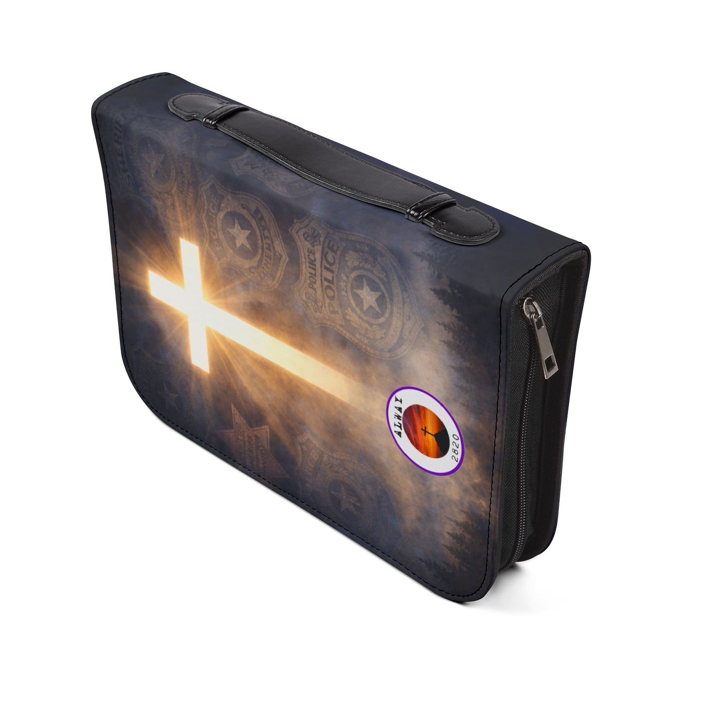 Bible Cover Case; 'Joshua 1:9' LEO Design