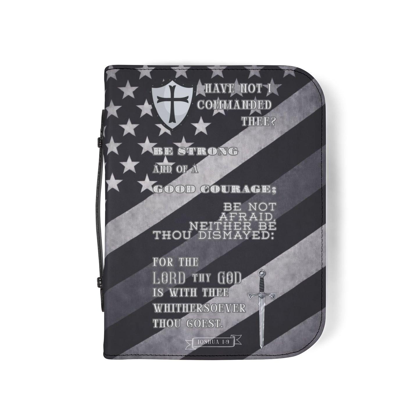 Bible Cover Case: 'Joshua 1:9' Corrections Design