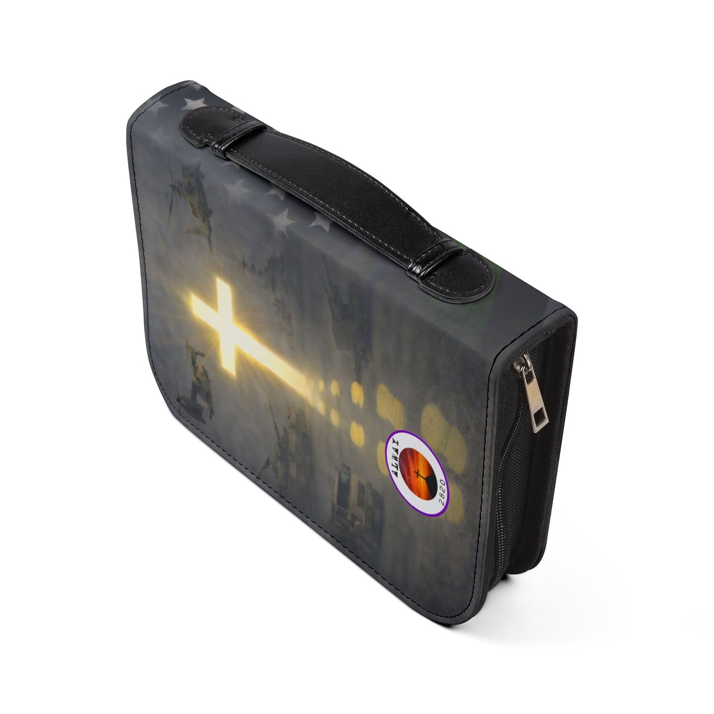 Bible Cover Case: 'Joshus 1:9' Military Design