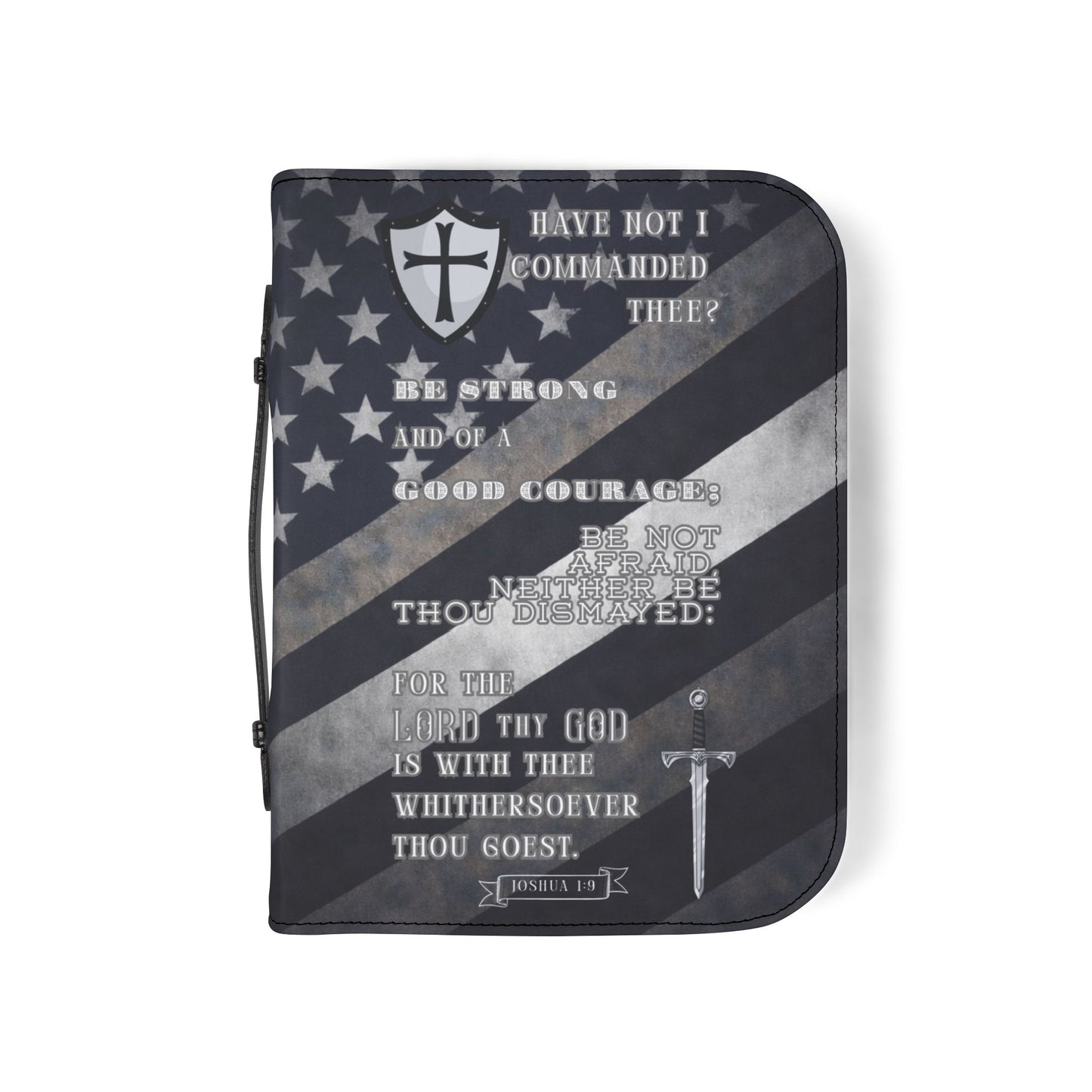 Bible Cover Case: 'Joshua 1:9' EMS Design