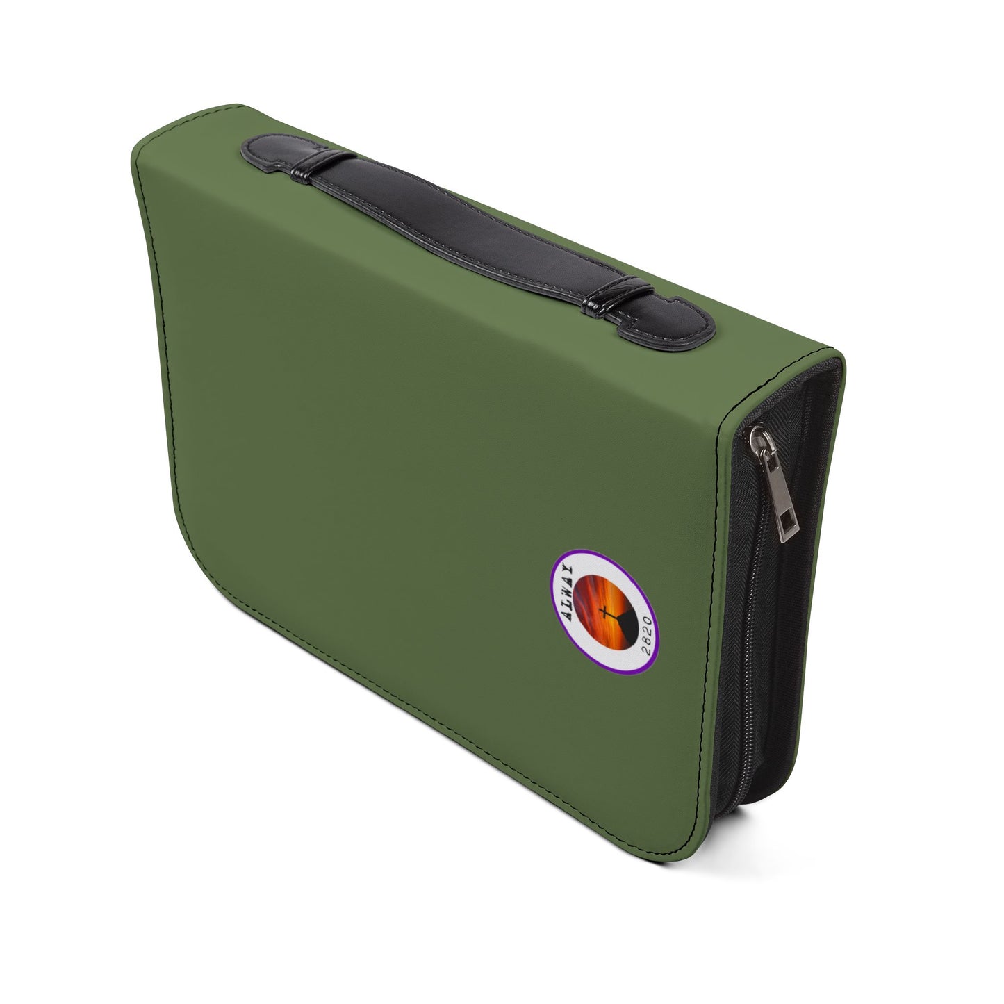 Bible Cover Case: 'FRONT TOWARD ENEMY' Military Design