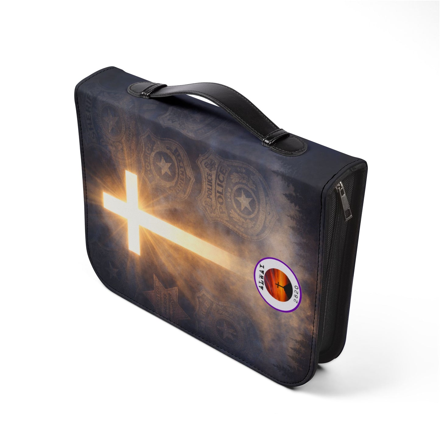 Bible Cover Case; 'Joshua 1:9' LEO Design