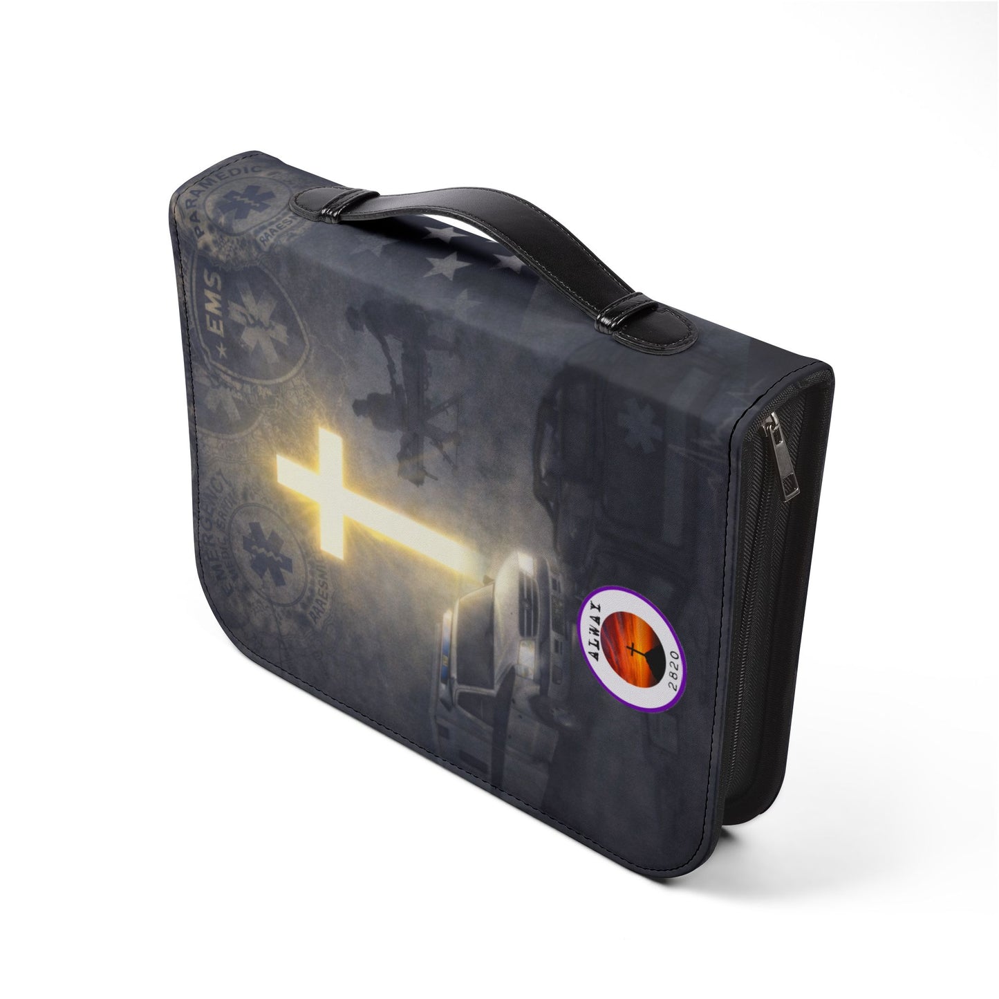 Bible Cover Case: 'Joshua 1:9' EMS Design