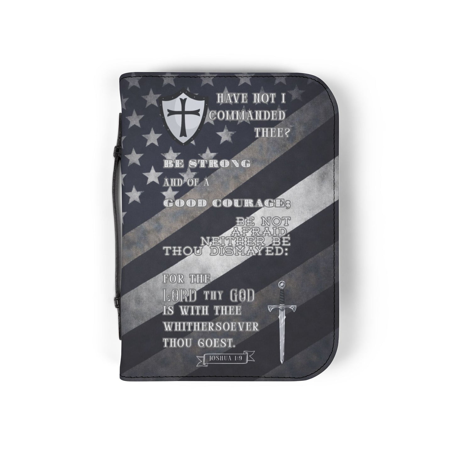 Bible Cover Case: 'Joshua 1:9' EMS Design