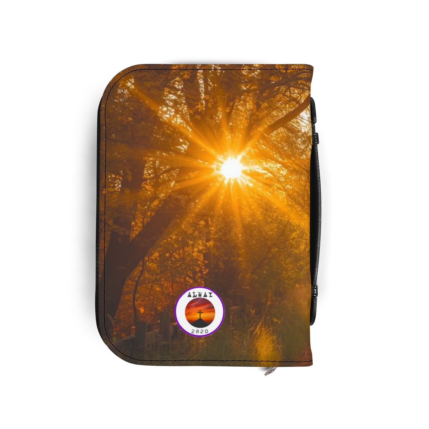 Bible Case Cover: 'Ruth 1:16' Country Road Design