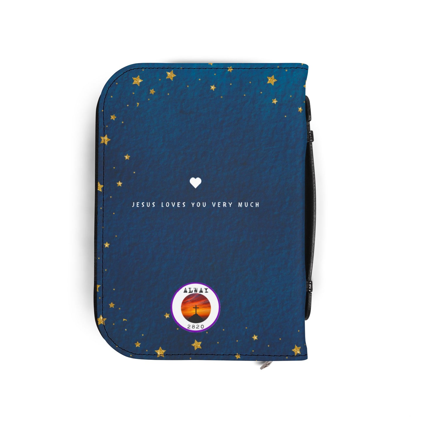 Bible Cover — "Jesus Loves the Little Children" Zippered Bible Case