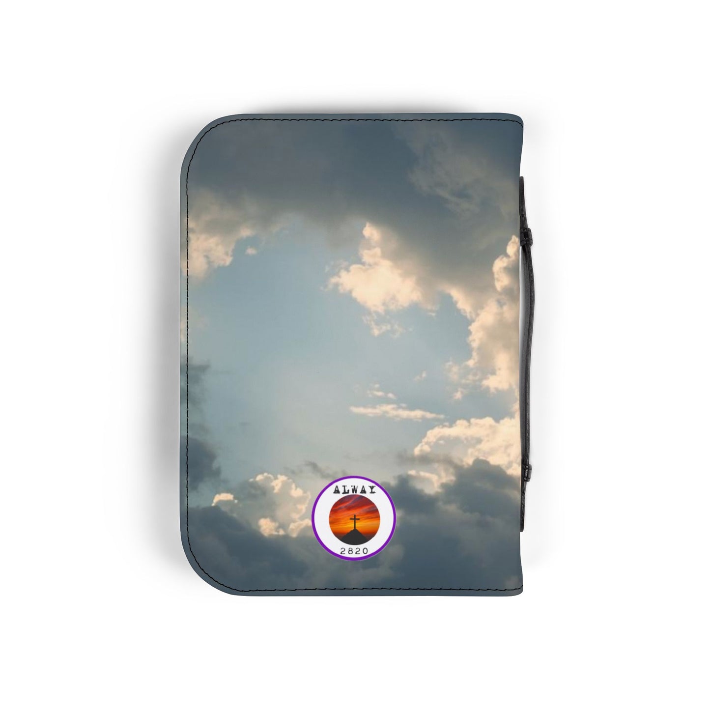 Bible Cover Case: 'Matthew 6:33' Cloud Design