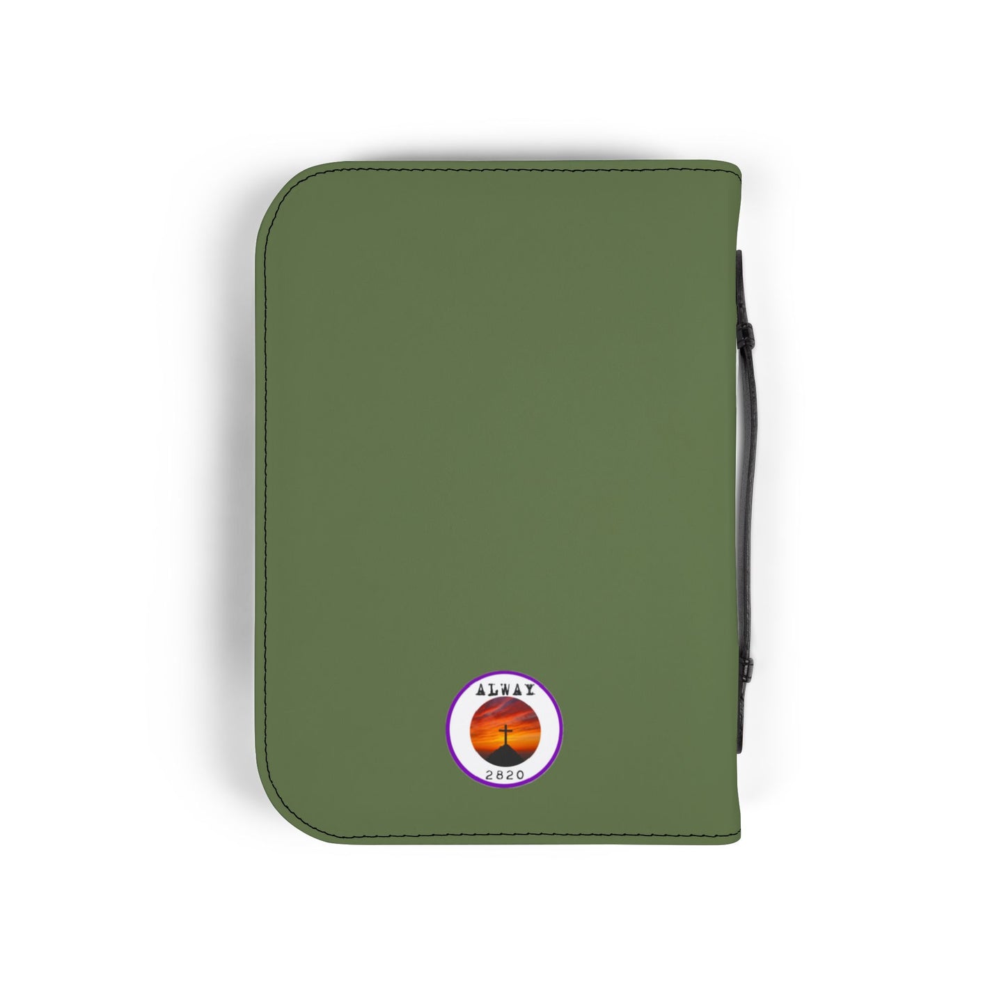 Bible Cover Case: 'FRONT TOWARD ENEMY' Military Design