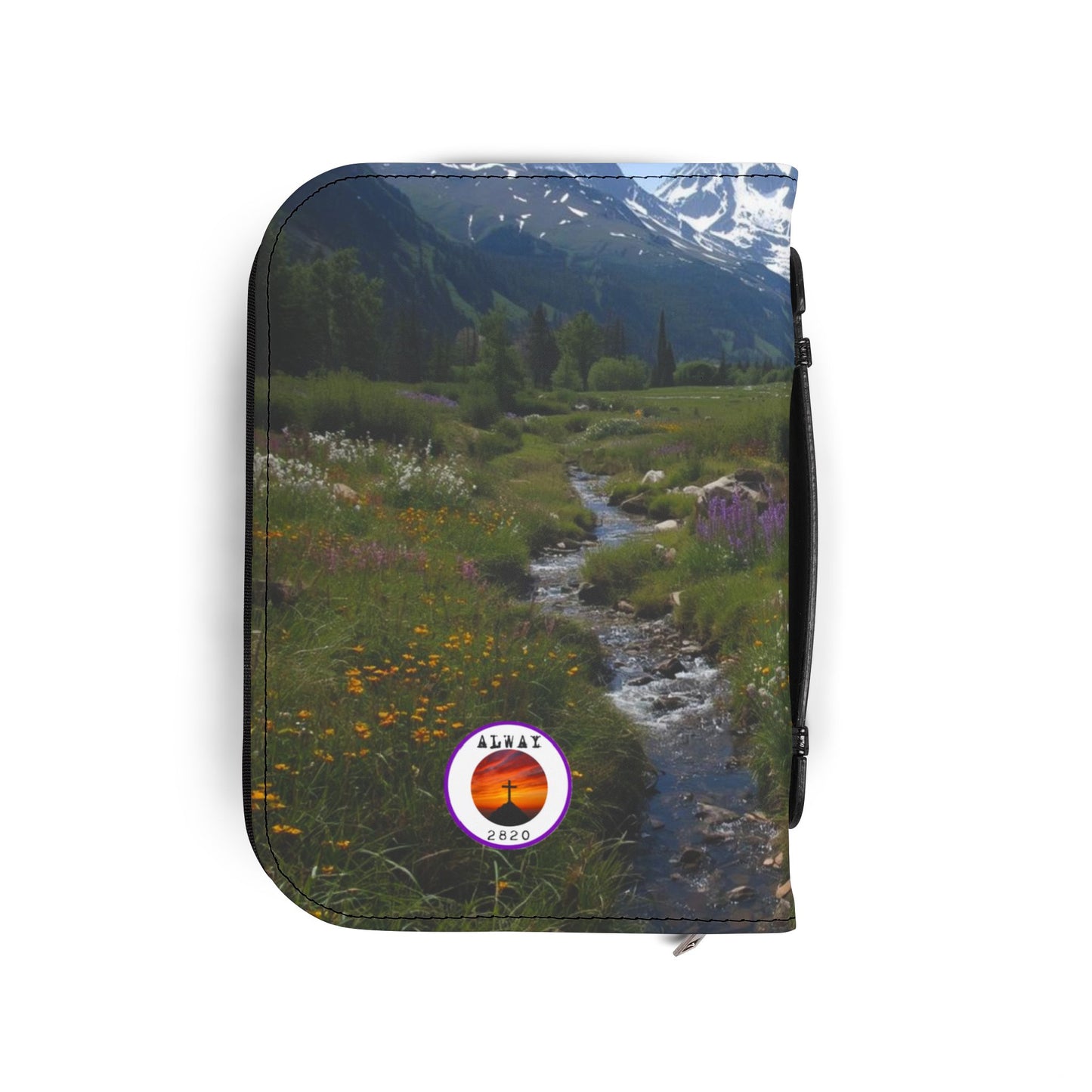 Bible Cover Case: 'Psalms 121:1-2" Mountain Valley Design