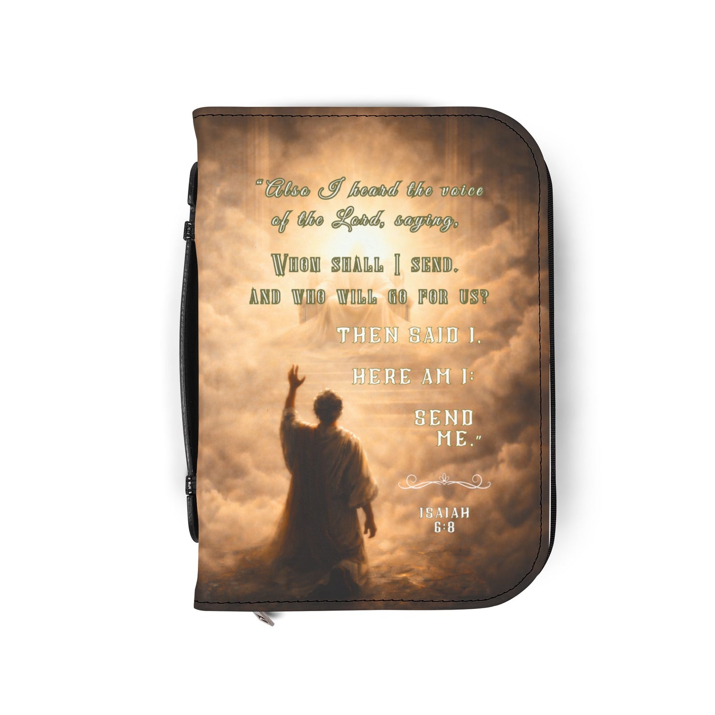 Bible Cover Case: 'Isaiah 6:8' Send Me Design