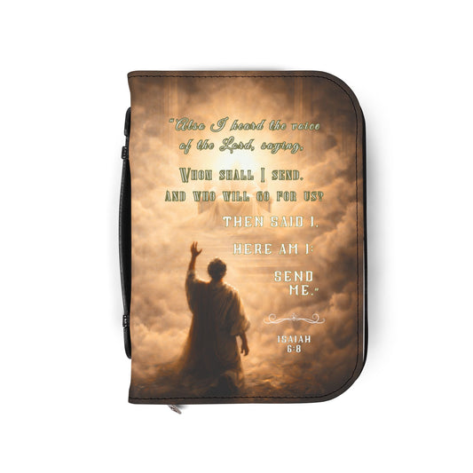 Bible Cover Case: 'Isaiah 6:8' Send Me Design
