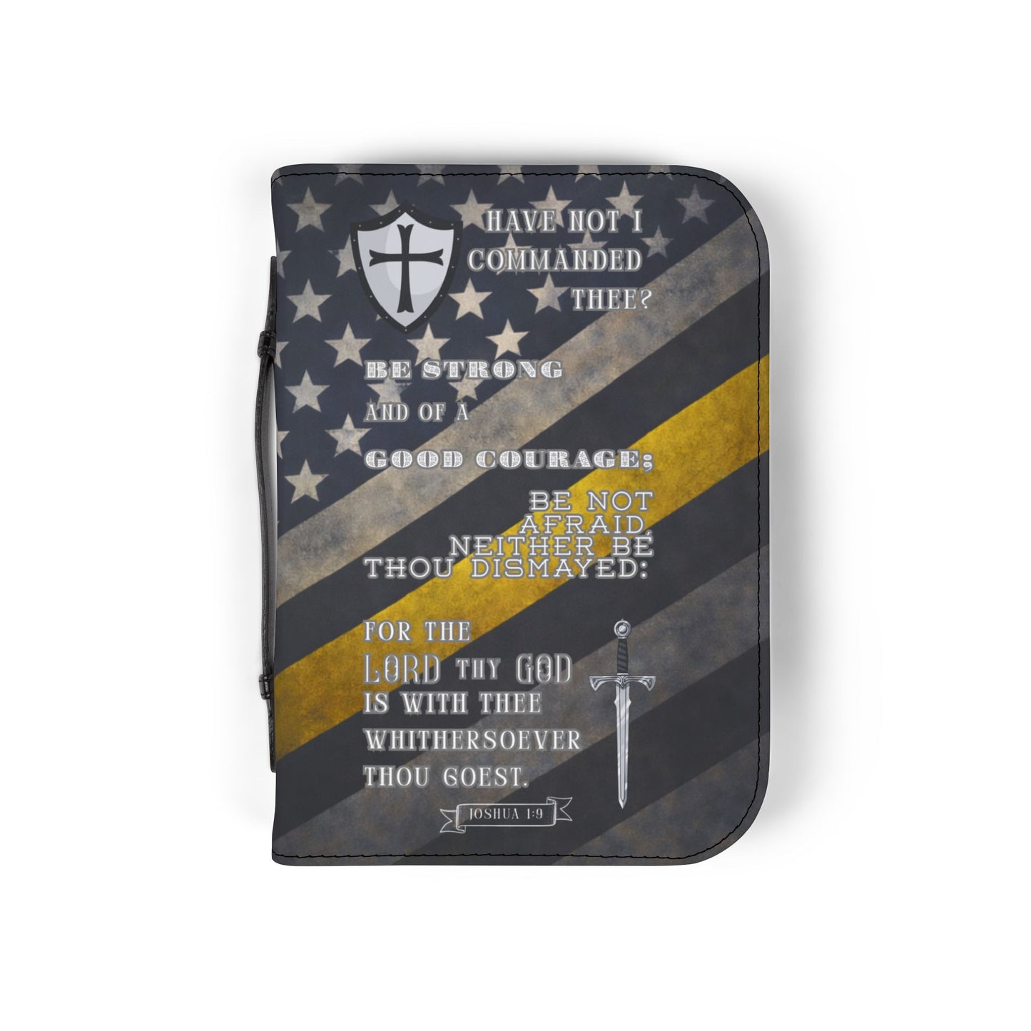 Bible Cover Case: 'Joshua 1:9' Dispatcher Design