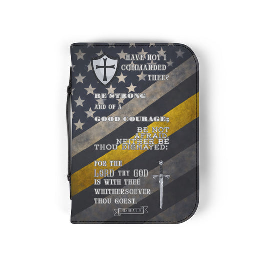 Bible Cover Case: 'Joshua 1:9' Dispatcher Design
