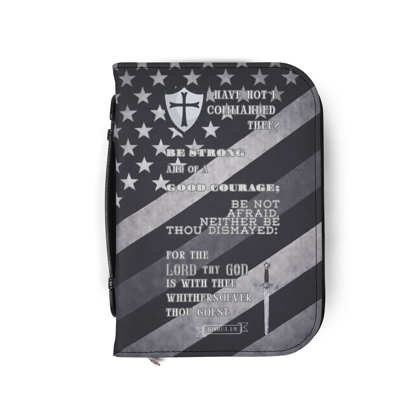 Bible Cover Case: 'Joshua 1:9' Corrections Design
