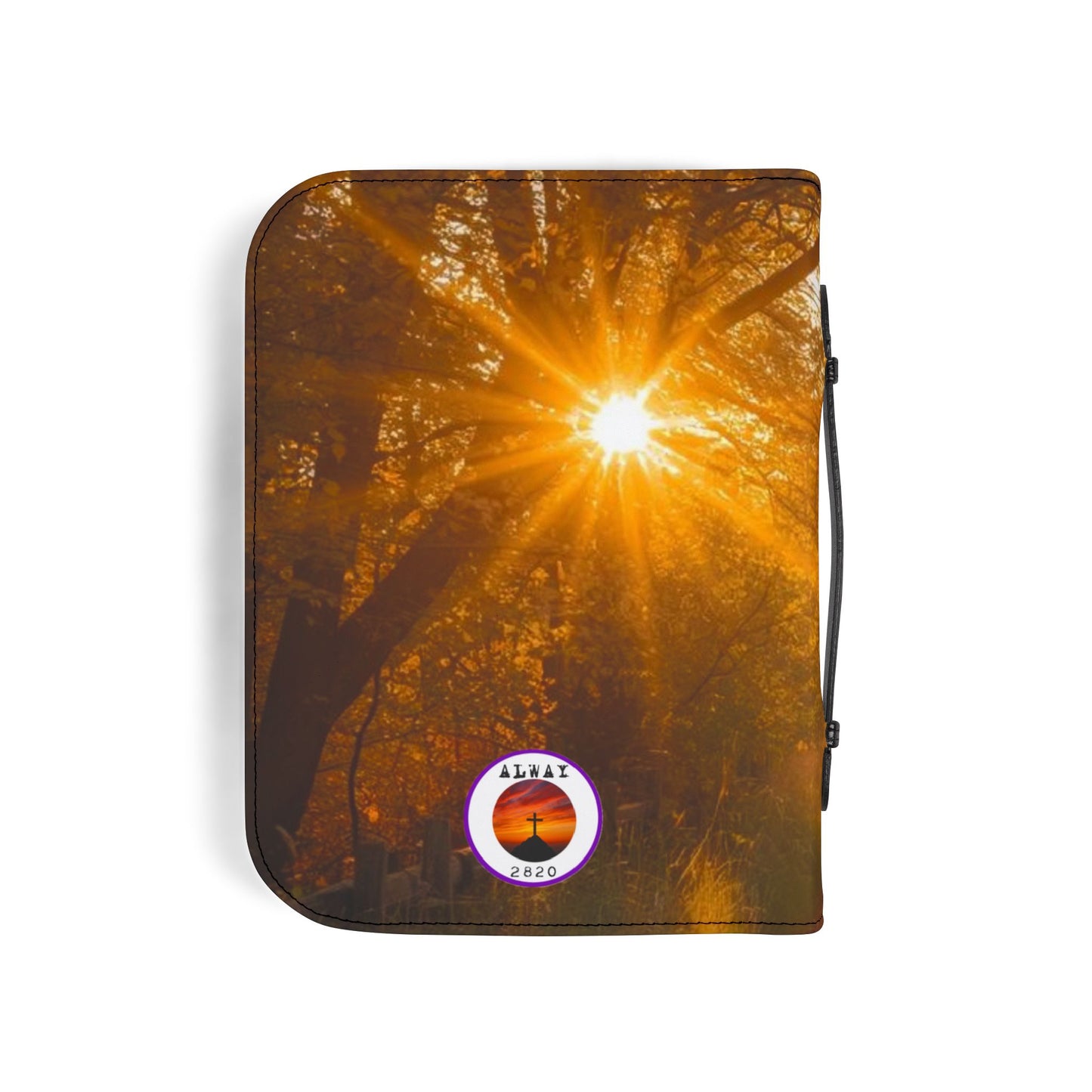 Bible Case Cover: 'Ruth 1:16' Country Road Design