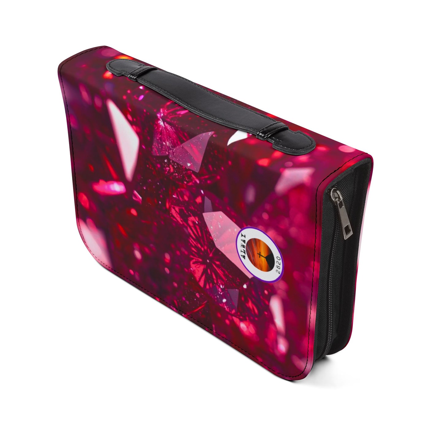 Bible Cover Case: 'Proverbs 31:10' Virtuous Woman Rubies Design