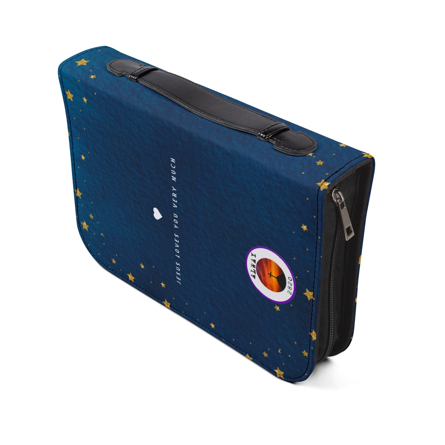 Bible Cover — "Jesus Loves the Little Children" Zippered Bible Case