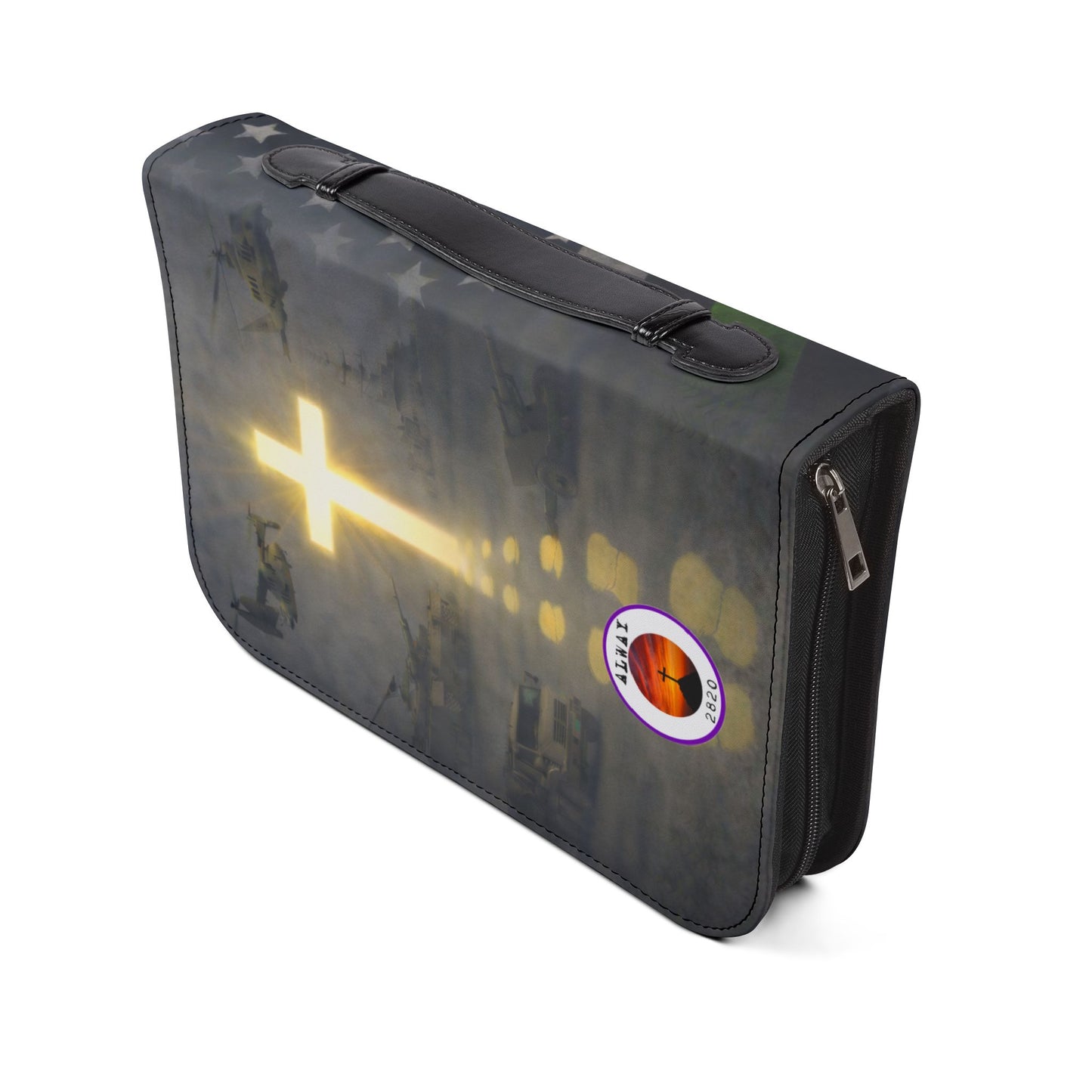 Bible Cover Case: 'Joshus 1:9' Military Design