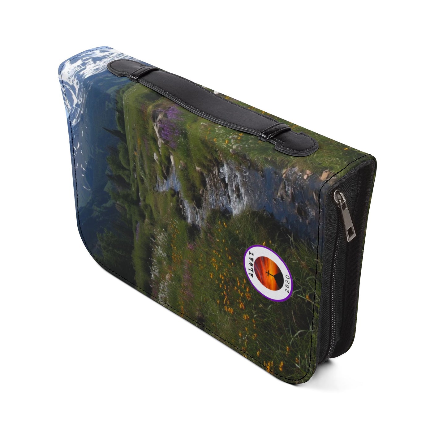 Bible Cover Case: 'Psalms 121:1-2" Mountain Valley Design