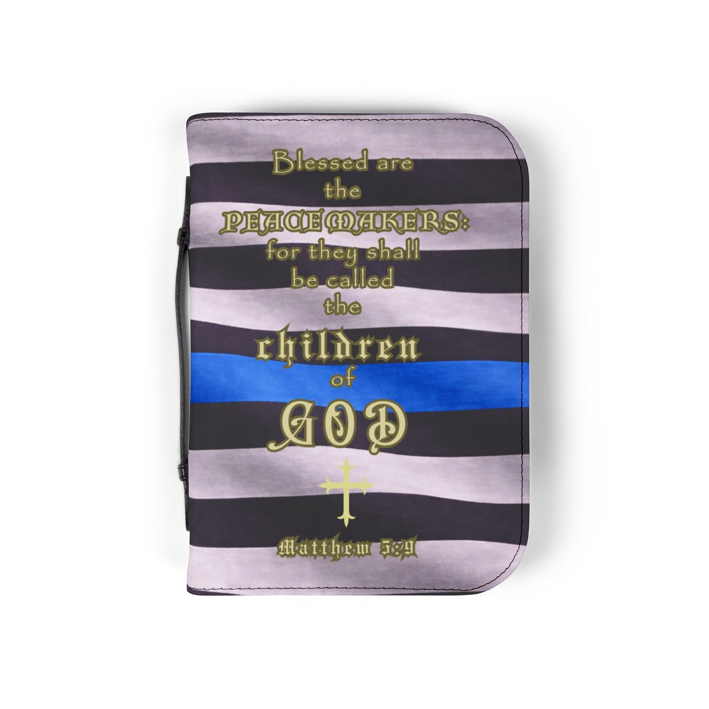 Bible Cover Case: 'Matthew 5:9' LEO Design