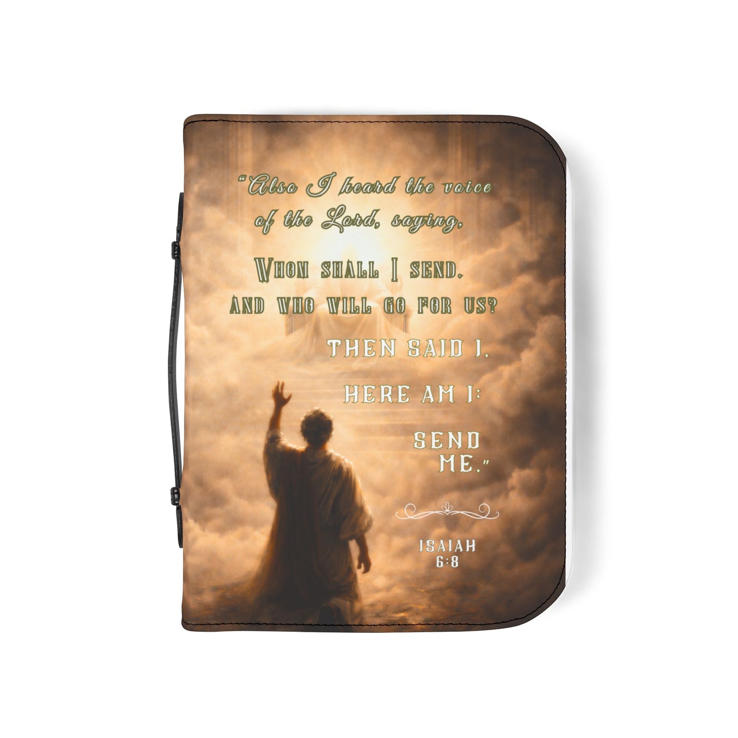 Bible Cover Case: 'Isaiah 6:8' Send Me Design