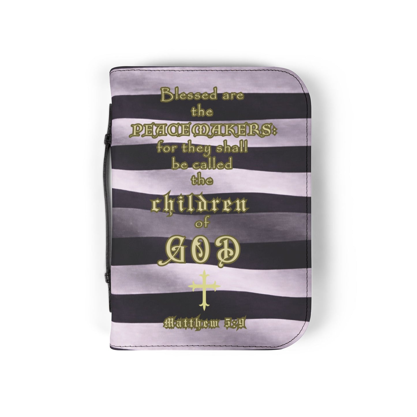 Bible Cover Case 'Matthew 5:9" Corrections Design