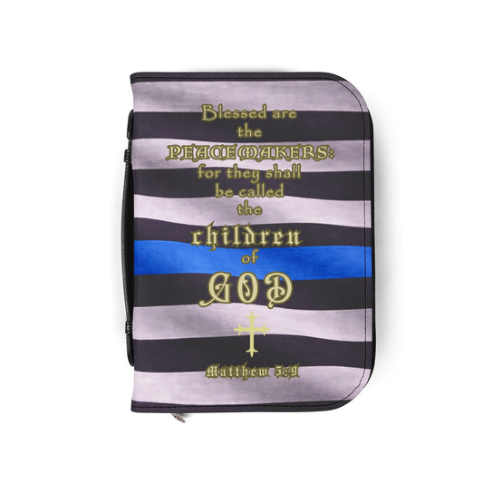 Bible Cover Case: 'Matthew 5:9' LEO Design