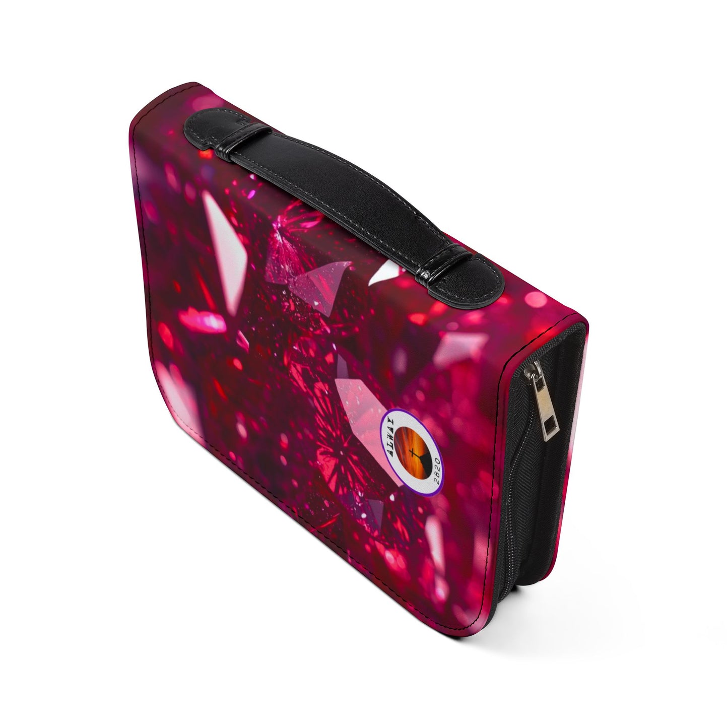 Bible Cover Case: 'Proverbs 31:10' Virtuous Woman Rubies Design