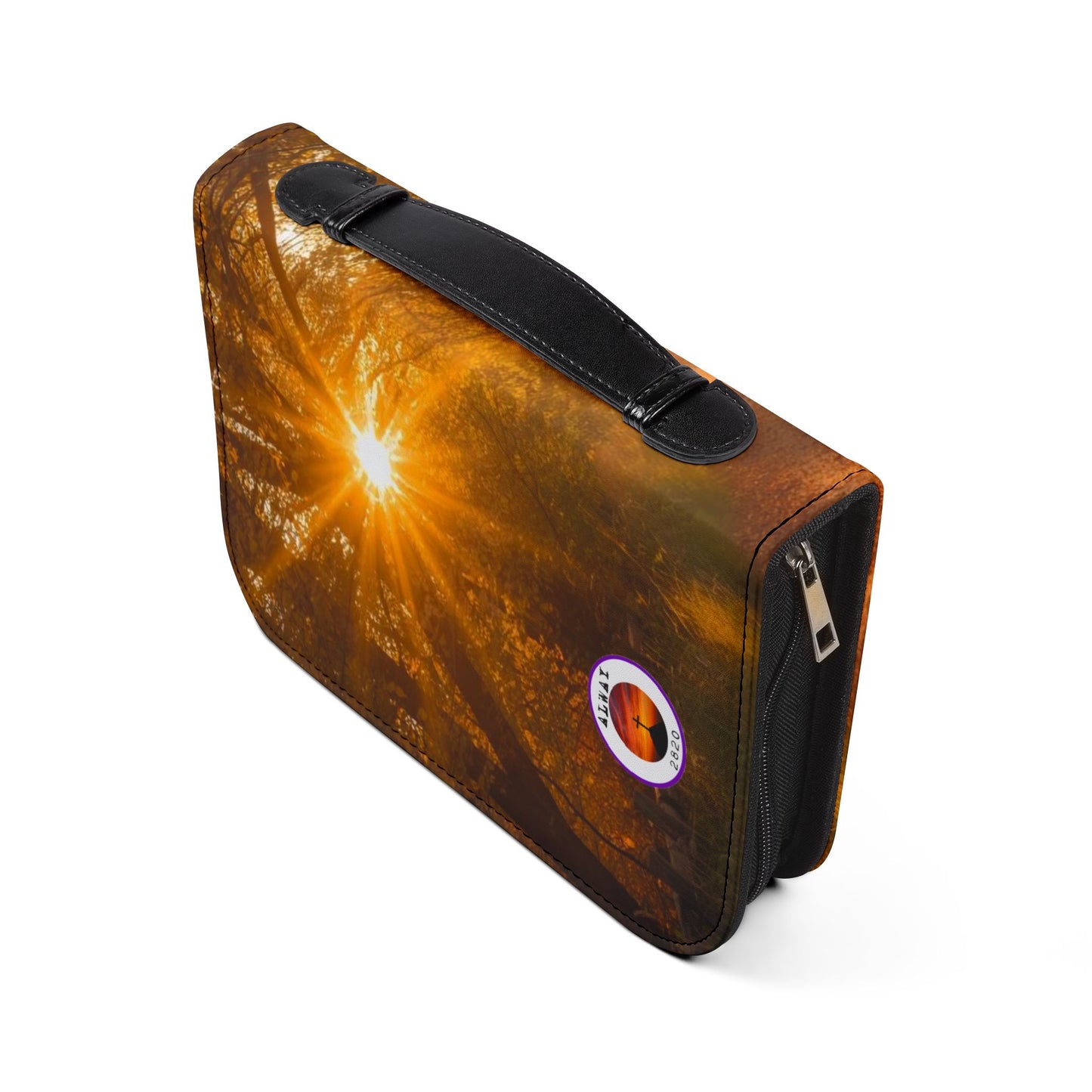 Bible Case Cover: 'Ruth 1:16' Country Road Design