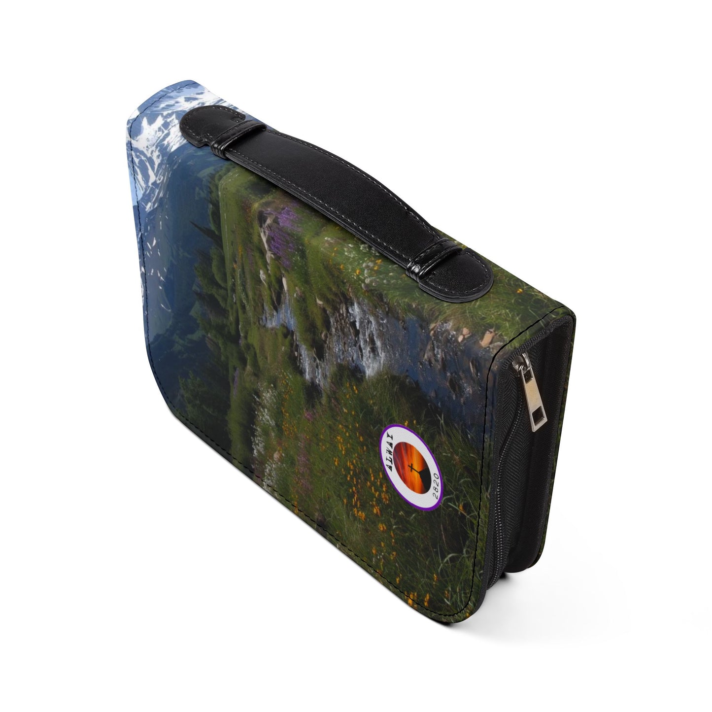 Bible Cover Case: 'Psalms 121:1-2" Mountain Valley Design