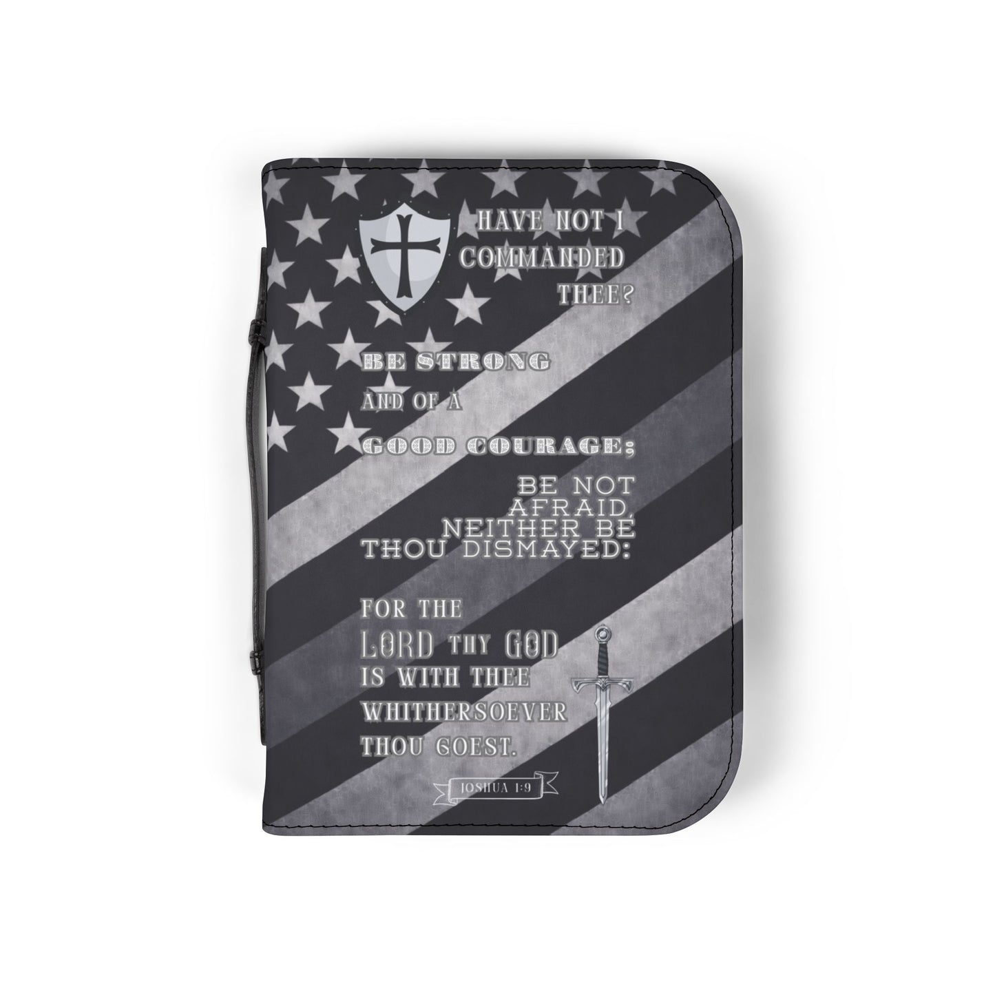 Bible Cover Case: 'Joshua 1:9' Corrections Design