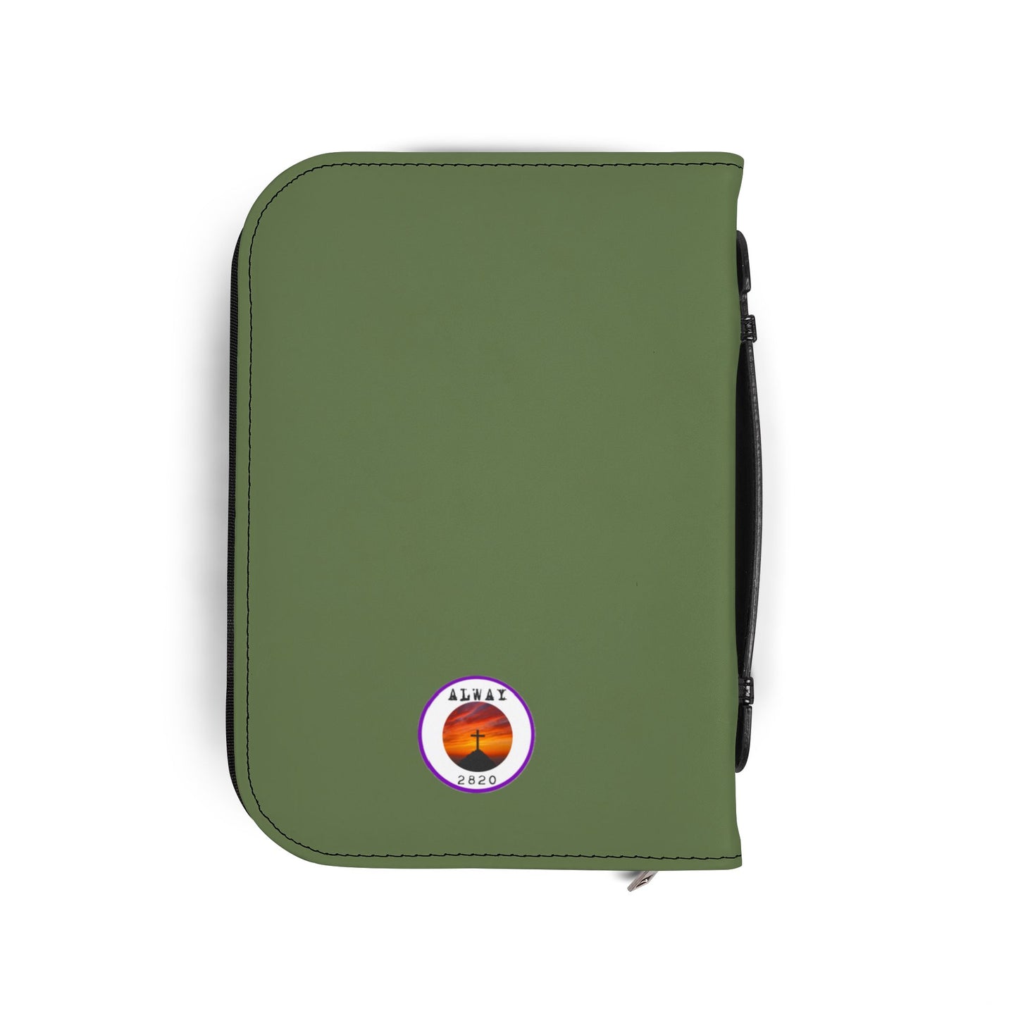 Bible Cover Case: 'FRONT TOWARD ENEMY' Military Design