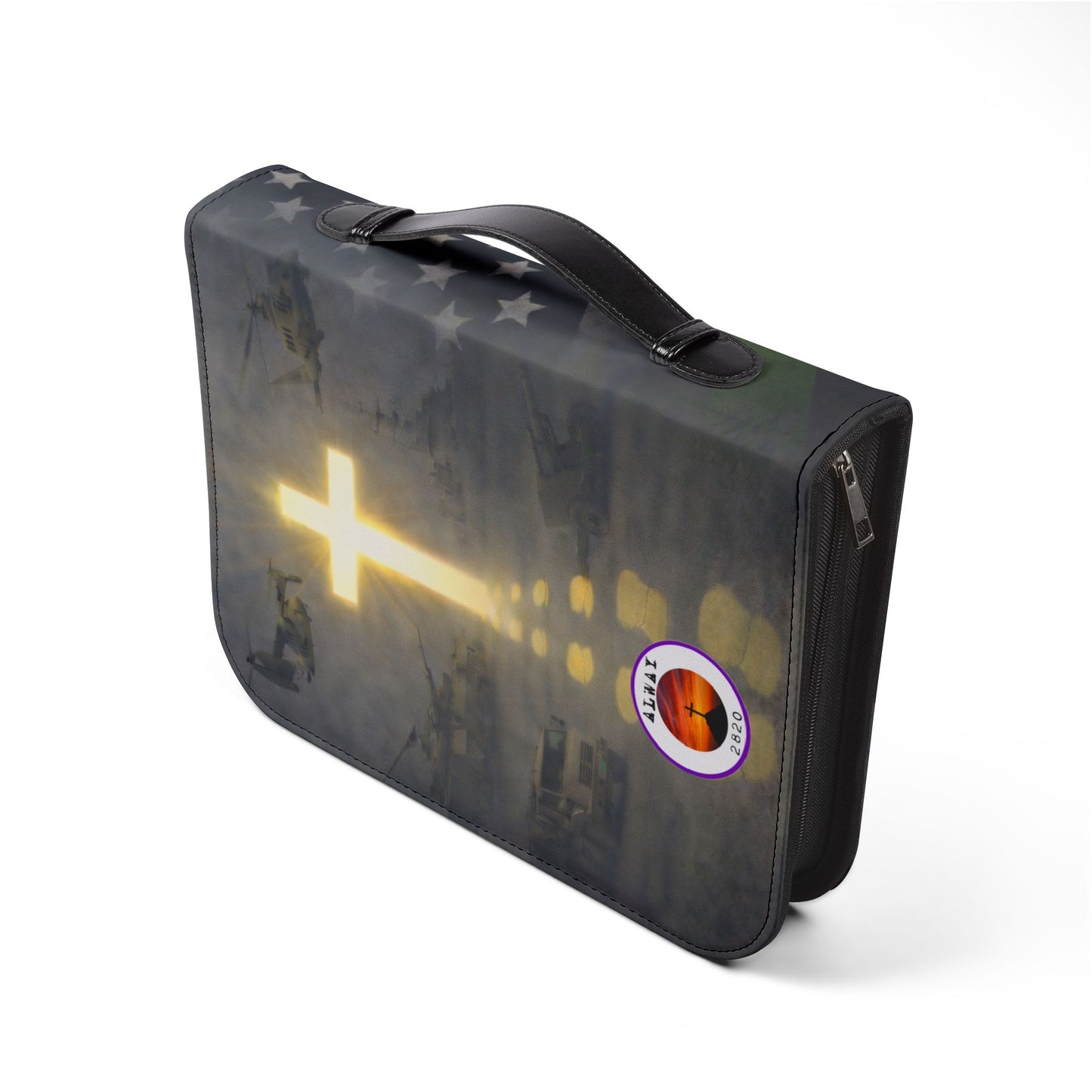 Bible Cover Case: 'Joshus 1:9' Military Design